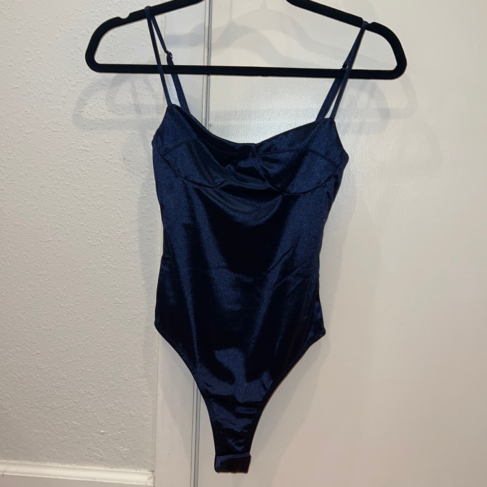 Navy blue bodysuit